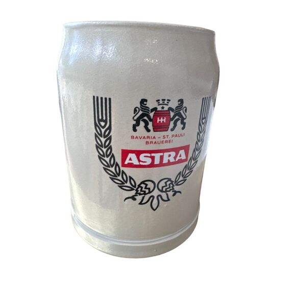 Vintage ASTRA  Stoneware  Beer‎ Mug - Germany - Picture 1 of 5